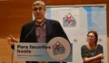 Carlos Aymerich no Mitin en Redondela