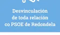 O BNG de Redondela desvincúlase de toda relación co Partido  Socialista