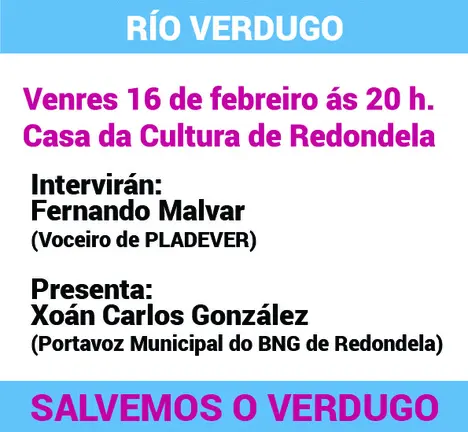 Cartaz charla BNG Pladever
